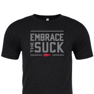 T-Shirt Goruck Embrace the Suck Men Black | FR-049872UXT