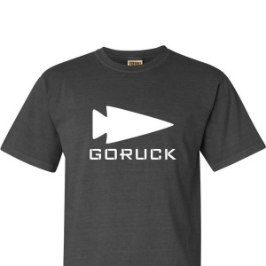 T-Shirt Goruck Spearhead Heavyweight Women Dark Grey | FR-708129QXW