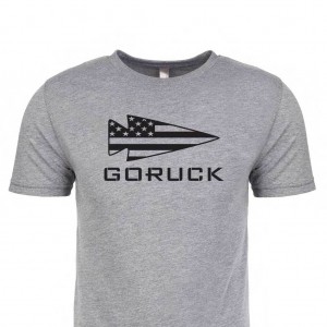 T-Shirt Goruck USA Men Grey | FR-126857DKV