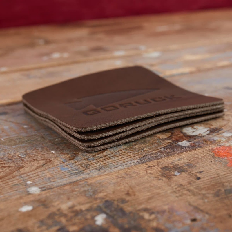 Accessories Goruck Leather Spearhead Coaster Set (4x) Accessories Brown | FR-917230XAM