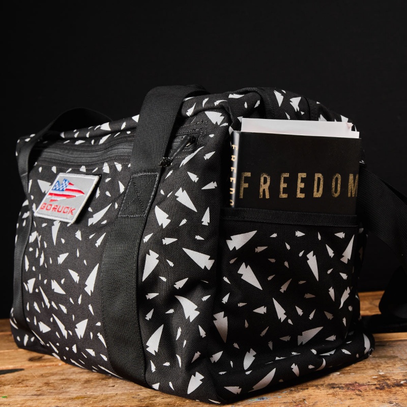 Bags Goruck Kit 32L (Includes Shoulder Strap) Reflective Spearhead Accessories Black / White | FR-051743UKV