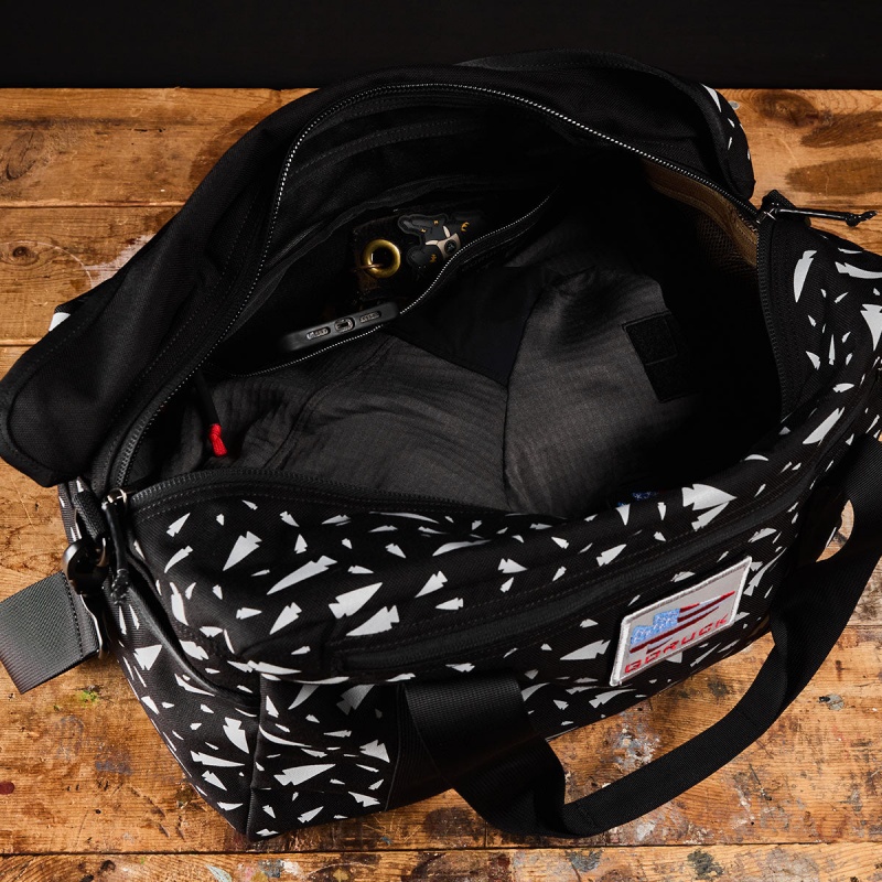 Bags Goruck Kit 32L (Includes Shoulder Strap) Reflective Spearhead Accessories Black / White | FR-051743UKV