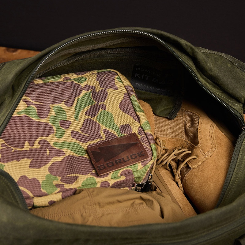 Bags Goruck Kit Waxed Canvas Accessories Olive | FR-640237PHV