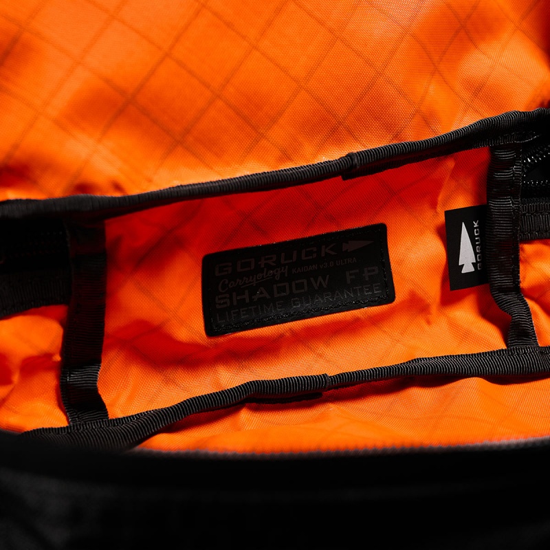 Bags Goruck Shadow Pockets x Carryology Ultra Blaze Accessories Black / Orange | FR-746053XEQ