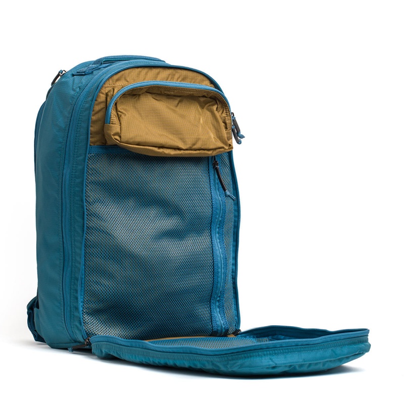 Bullet Goruck Ruck Double Compartment Ripstop ROBIC® Accessories Blue / Brown | FR-546197FOS