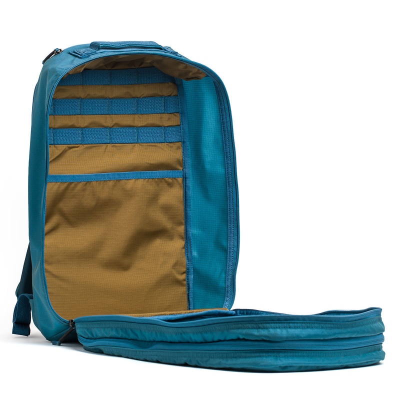 Bullet Goruck Ruck Double Compartment Ripstop ROBIC® Accessories Blue / Brown | FR-932518ZAL