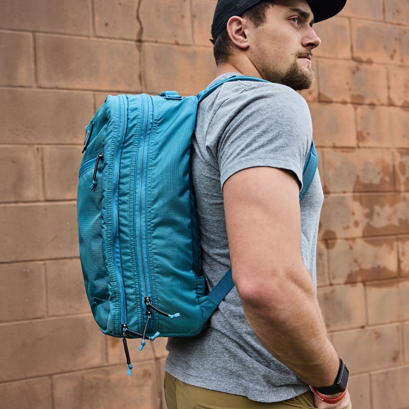 Bullet Goruck Ruck Double Compartment Ripstop ROBIC® Accessories Blue / Brown | FR-932518ZAL