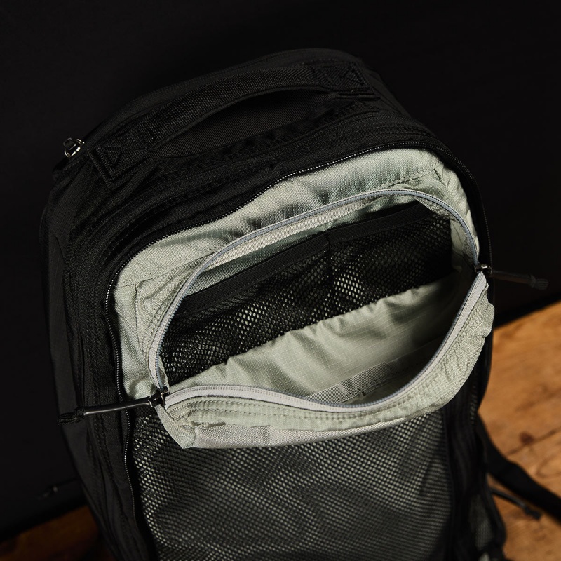 Bullet Goruck Ruck Double Compartment Ripstop ROBIC® Accessories Black / Grey | FR-924673FAH