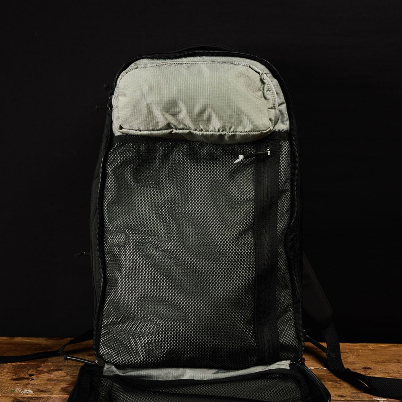 Bullet Goruck Ruck Double Compartment Ripstop ROBIC® Accessories Black / Grey | FR-924673FAH