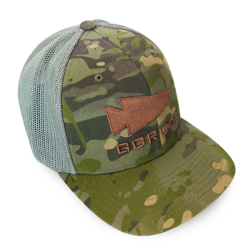 Hat Goruck Trucker (Flexfit) Tropic Multicam Accessories Camo | FR-924156RIJ