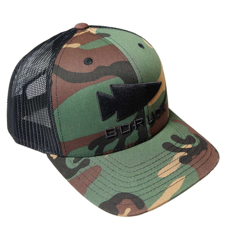 Hat Goruck Trucker Snapback Accessories Camo | FR-562071MIX