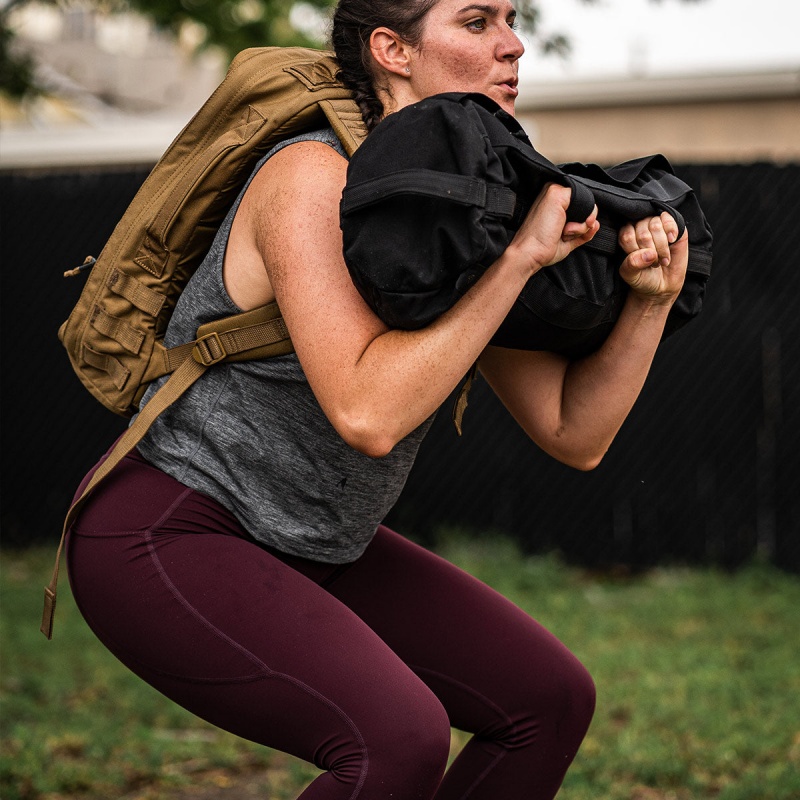 Leggings Goruck Indestructible Tough / Pockets Women Red | FR-514638YKR