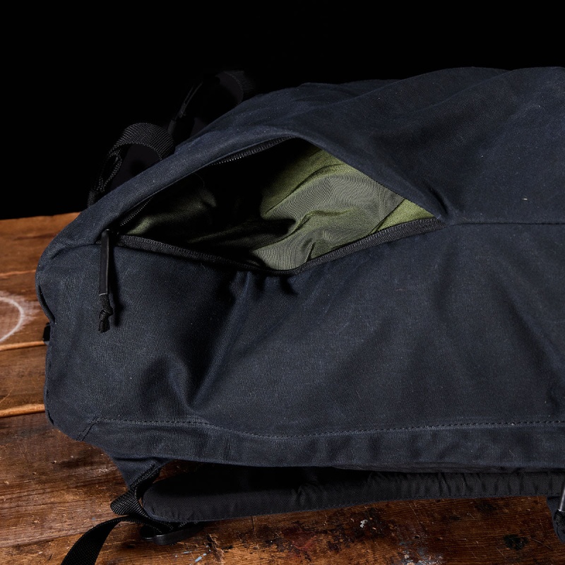 M23 Goruck Waxed Canvas Accessories Black | FR-926348TOF