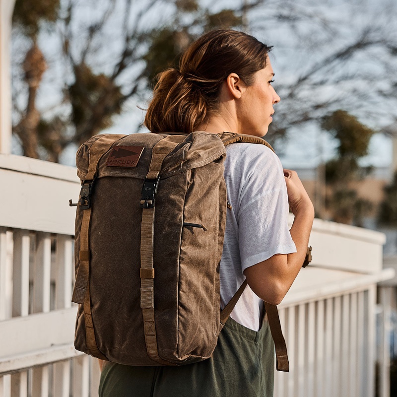 M23 Goruck Waxed Canvas Accessories Brown | FR-952437UXW