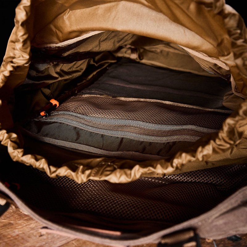 M23 Goruck Waxed Canvas Accessories Brown | FR-952437UXW