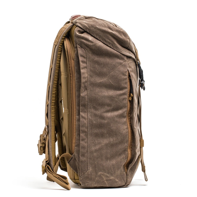 M23 Goruck Waxed Canvas Accessories Brown | FR-952437UXW