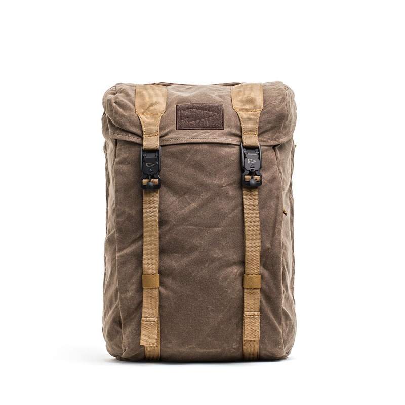 M23 Goruck Waxed Canvas Accessories Brown | FR-952437UXW