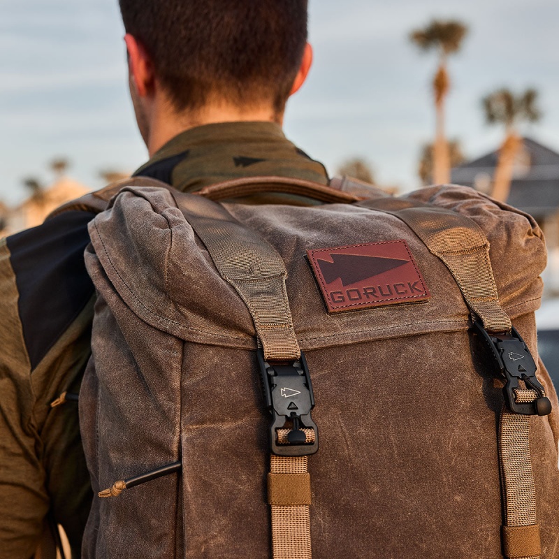 M23 Goruck Waxed Canvas Accessories Brown | FR-256091WPY