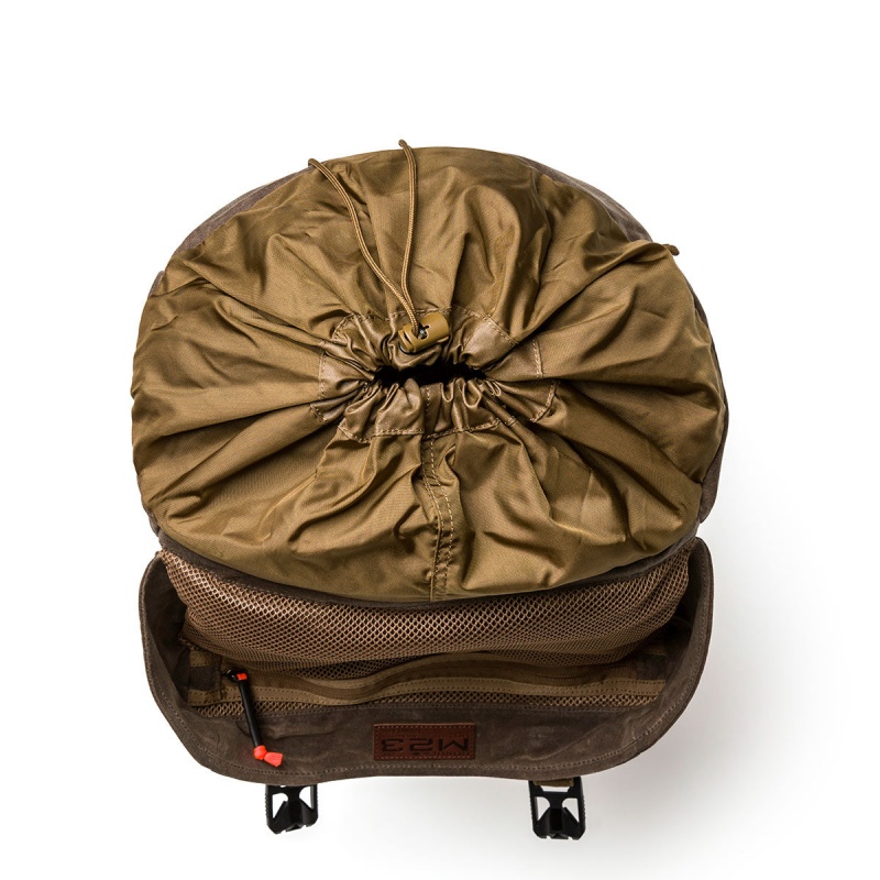 M23 Goruck Waxed Canvas Accessories Brown | FR-256091WPY