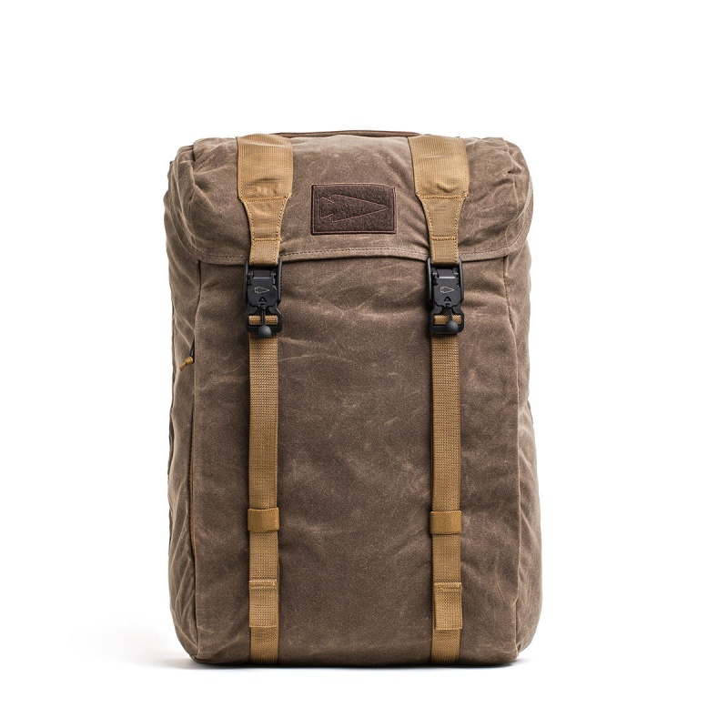 M23 Goruck Waxed Canvas Accessories Brown | FR-256091WPY