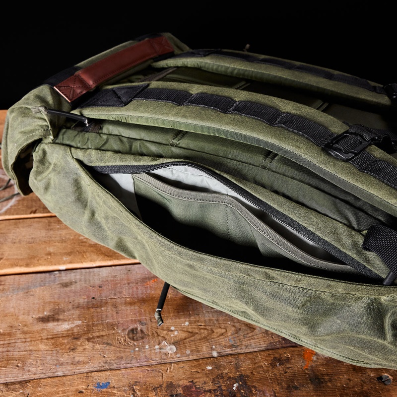 M23 Goruck Waxed Canvas Accessories Olive | FR-930512HXY