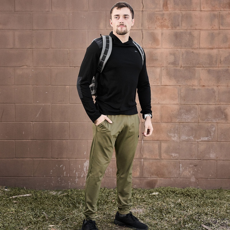 Pants Goruck Indestructible Performance Joggers Men Green | FR-076258ZRC