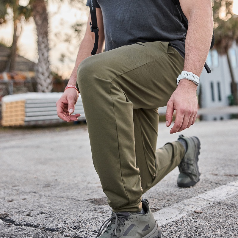 Pants Goruck Indestructible Performance Joggers Men Green | FR-076258ZRC