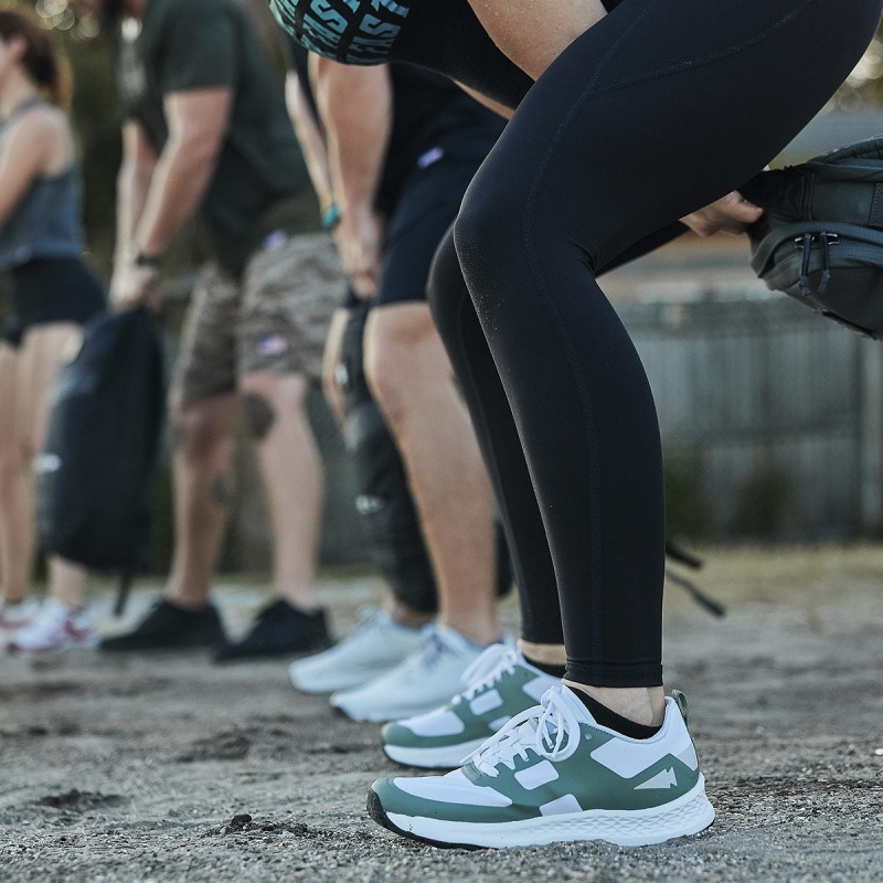 Rough Runners Goruck Seaspray Women White / Green | FR-365491SJF