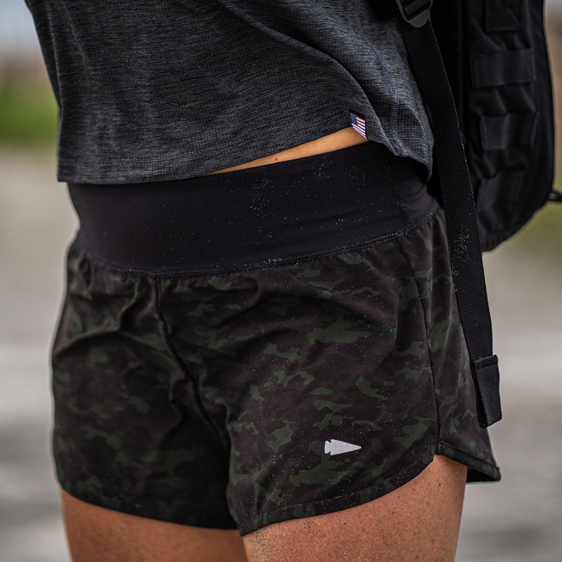 Shorts Goruck Indestructible Training Women Dark Camo | FR-908736BSF