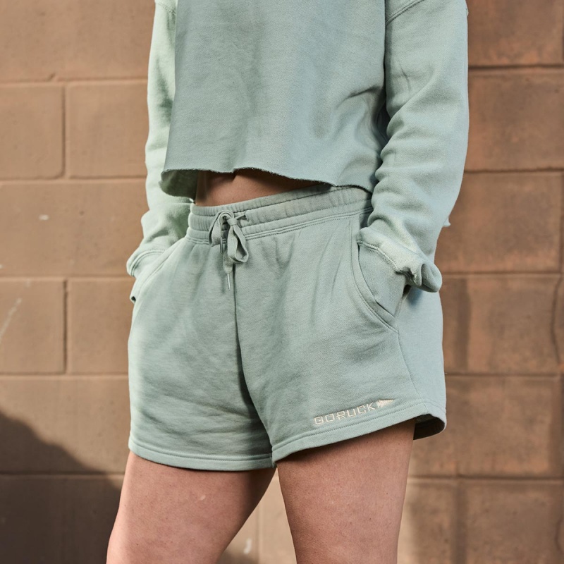 Shorts Goruck Sweat Women Olive / Brown | FR-189723ZEX