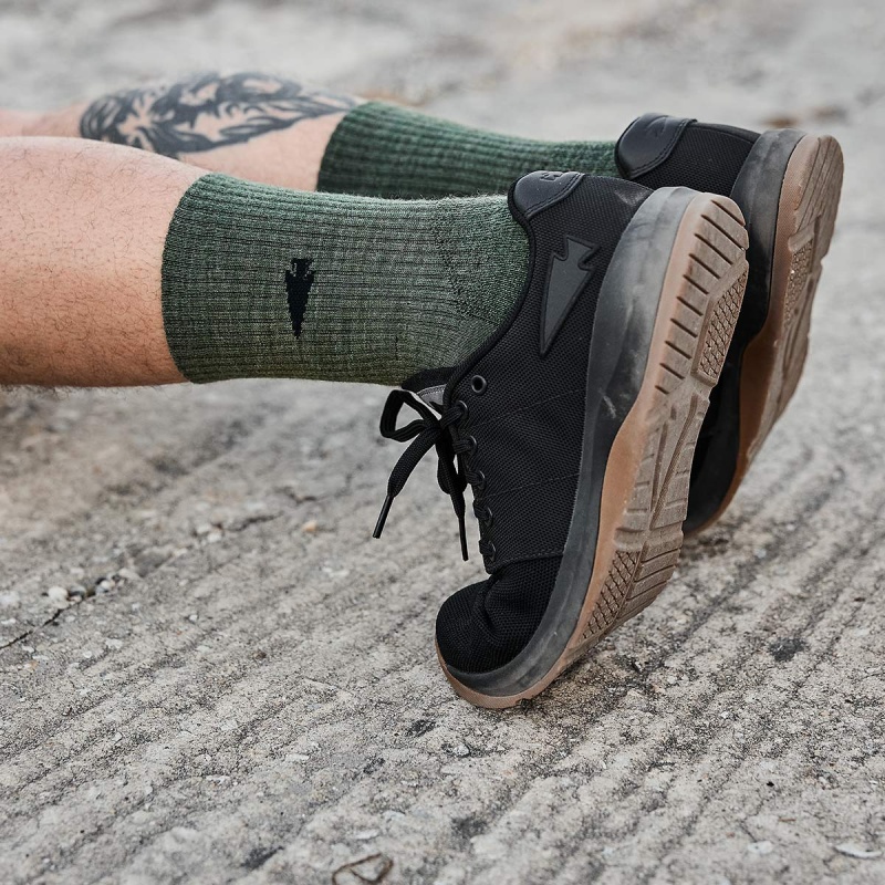 Socks Goruck Merino Challenge Men Green | FR-864127GVT