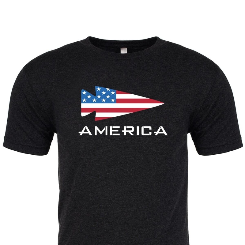 T-Shirt Goruck America Men Black | FR-935086FWS