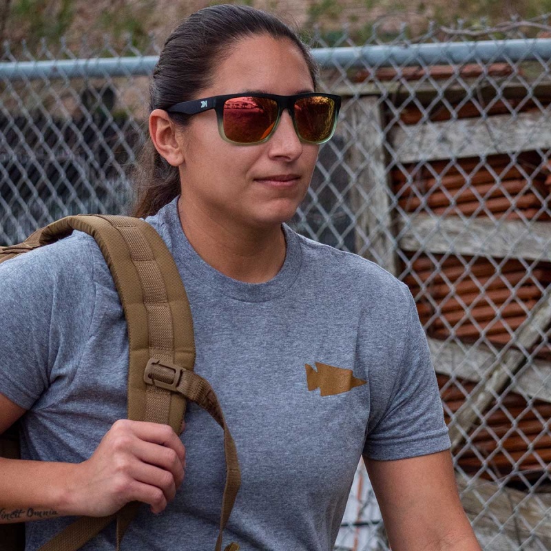 T-Shirt Goruck Coyote Spearhead Women Grey | FR-207853UTB