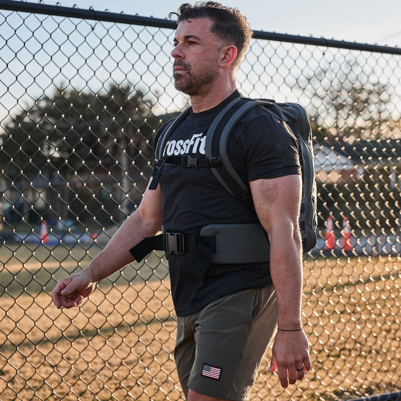 T-Shirt Goruck CrossFit Men Black | FR-514936TWD