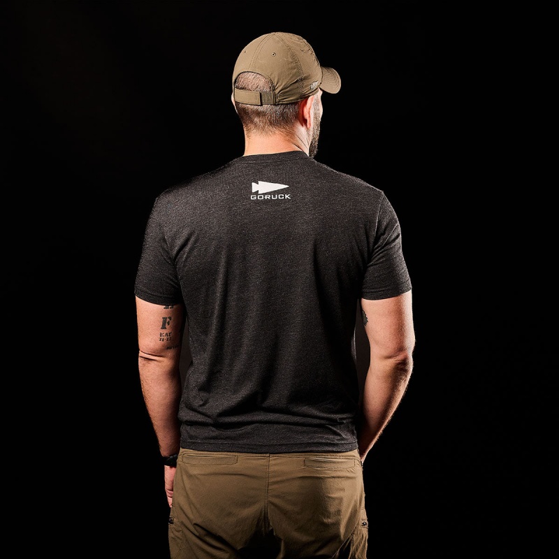 T-Shirt Goruck CrossFit Men Black | FR-514936TWD