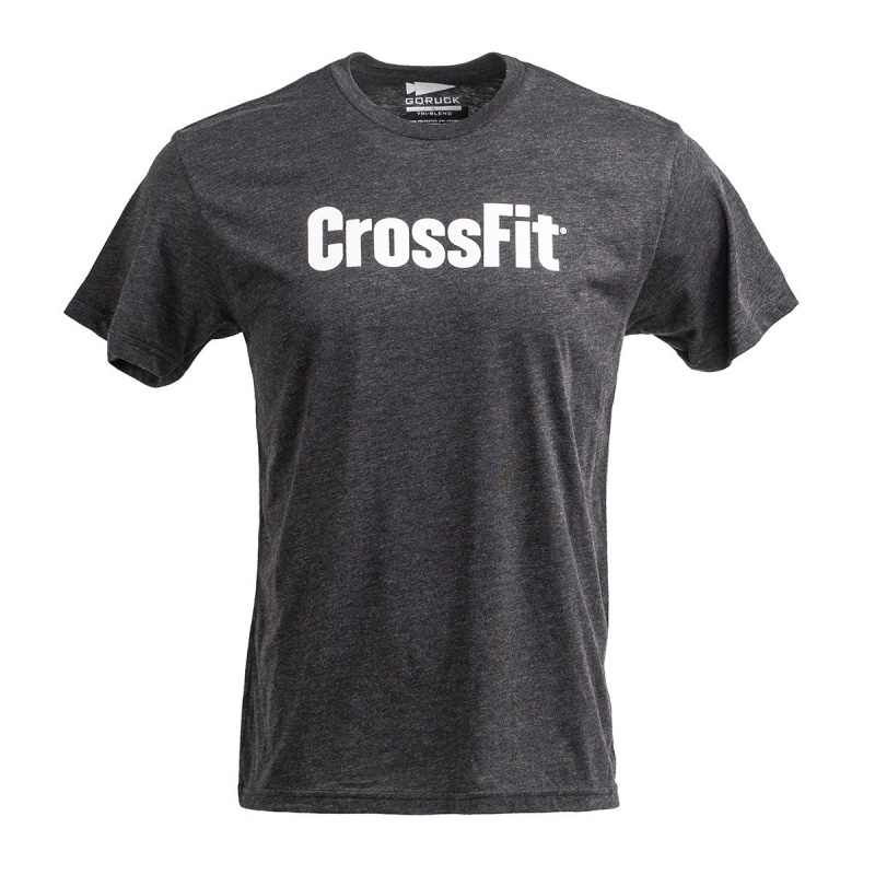 T-Shirt Goruck CrossFit Men Black | FR-514936TWD