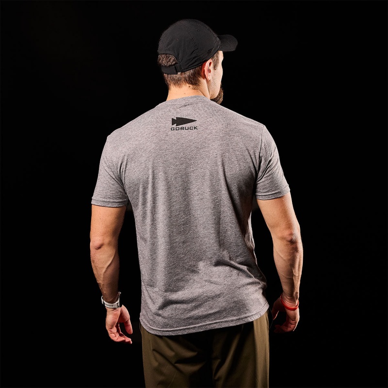 T-Shirt Goruck CrossFit Men Grey | FR-213890NSV