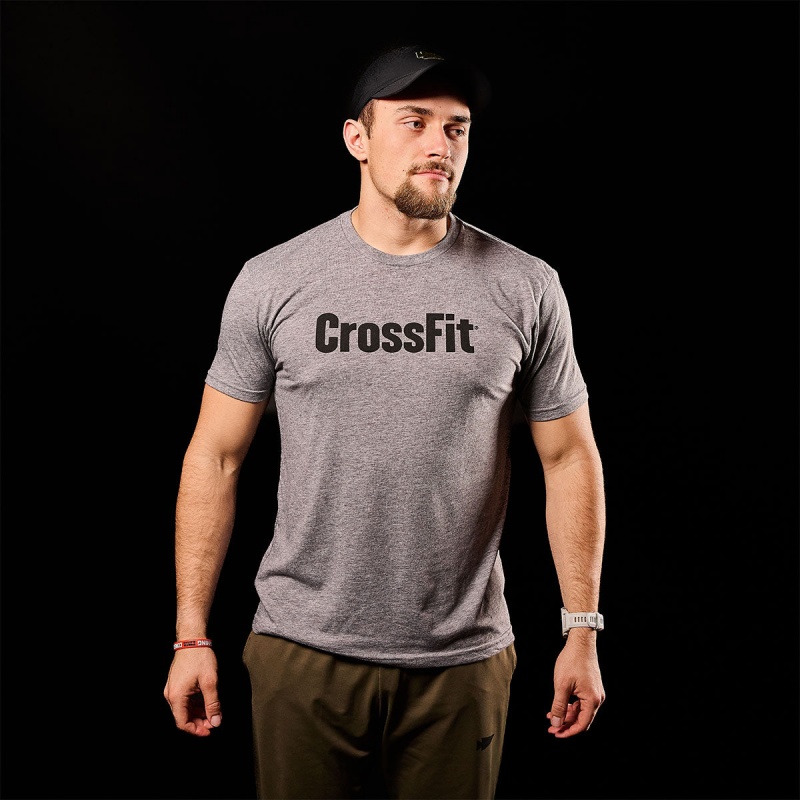 T-Shirt Goruck CrossFit Men Grey | FR-213890NSV