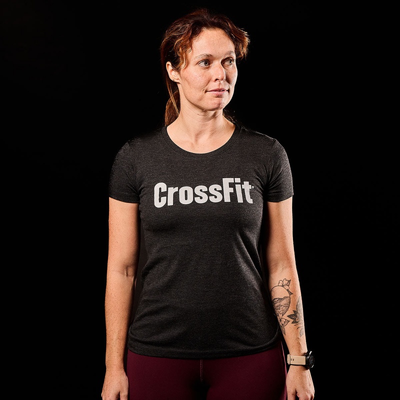 T-Shirt Goruck CrossFit Women Black | FR-682935PHC