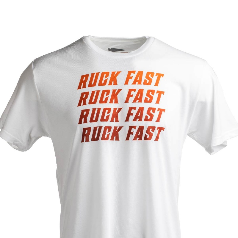 T-Shirt Goruck Ruck Fast Men White | FR-213089PLD