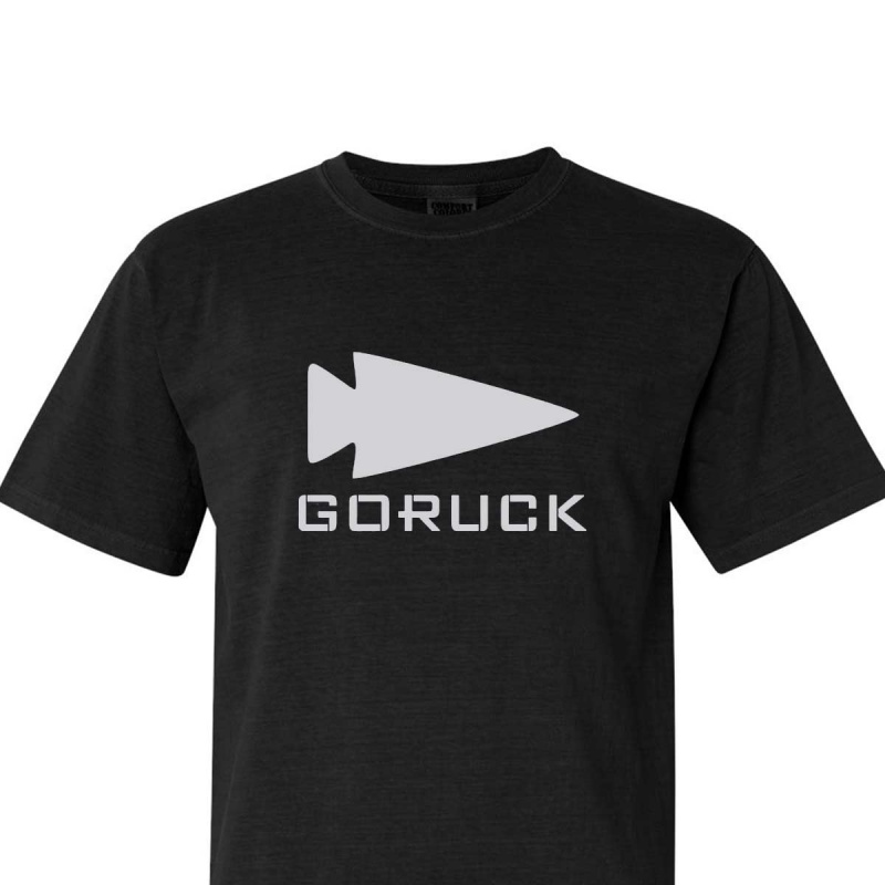 T-Shirt Goruck Spearhead Heavyweight Men Black | FR-036521BQI