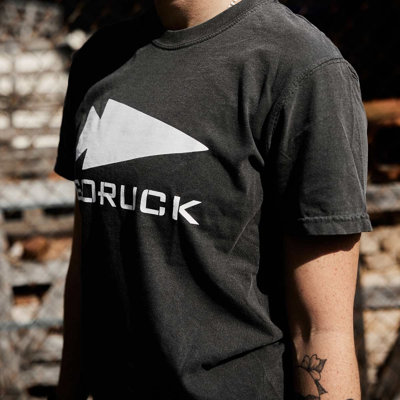 T-Shirt Goruck Spearhead Heavyweight Men Grey | FR-285716CJY