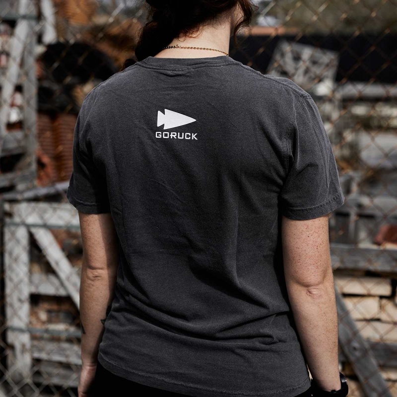 T-Shirt Goruck Spearhead Heavyweight Men Grey | FR-285716CJY