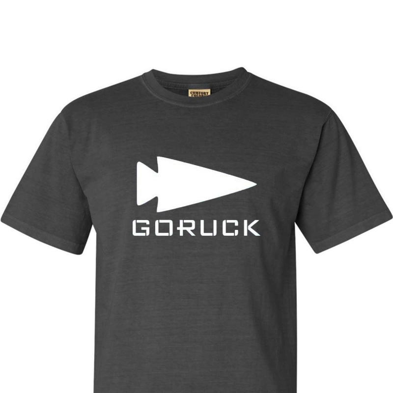 T-Shirt Goruck Spearhead Heavyweight Men Grey | FR-285716CJY