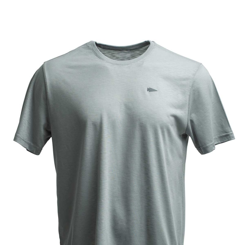 T-Shirt Goruck The Field Men Silver | FR-256843UMR