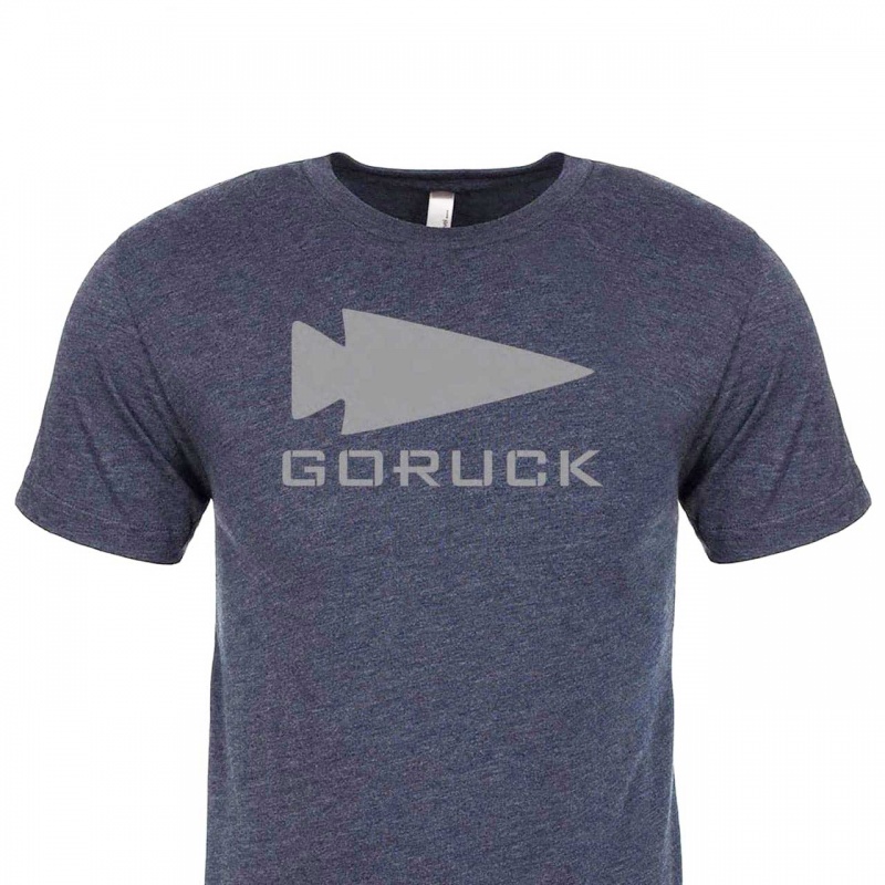 T-Shirt Goruck The Three Rules Men Navy | FR-385912HFK