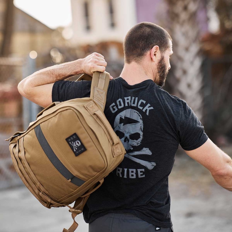 T-Shirt Goruck Tribe Men Black | FR-720386JIU