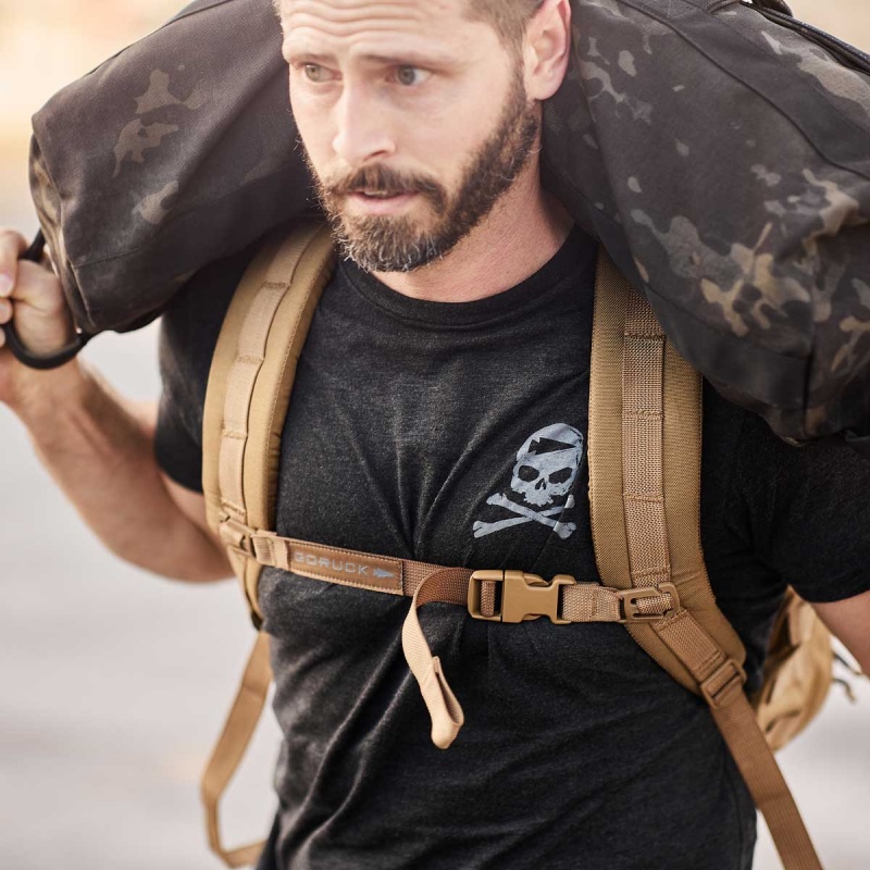 T-Shirt Goruck Tribe Men Black | FR-720386JIU