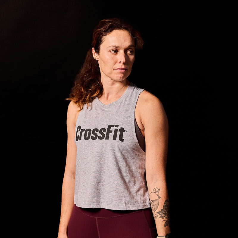 Tank Goruck CrossFit Women Grey | FR-967125CYS