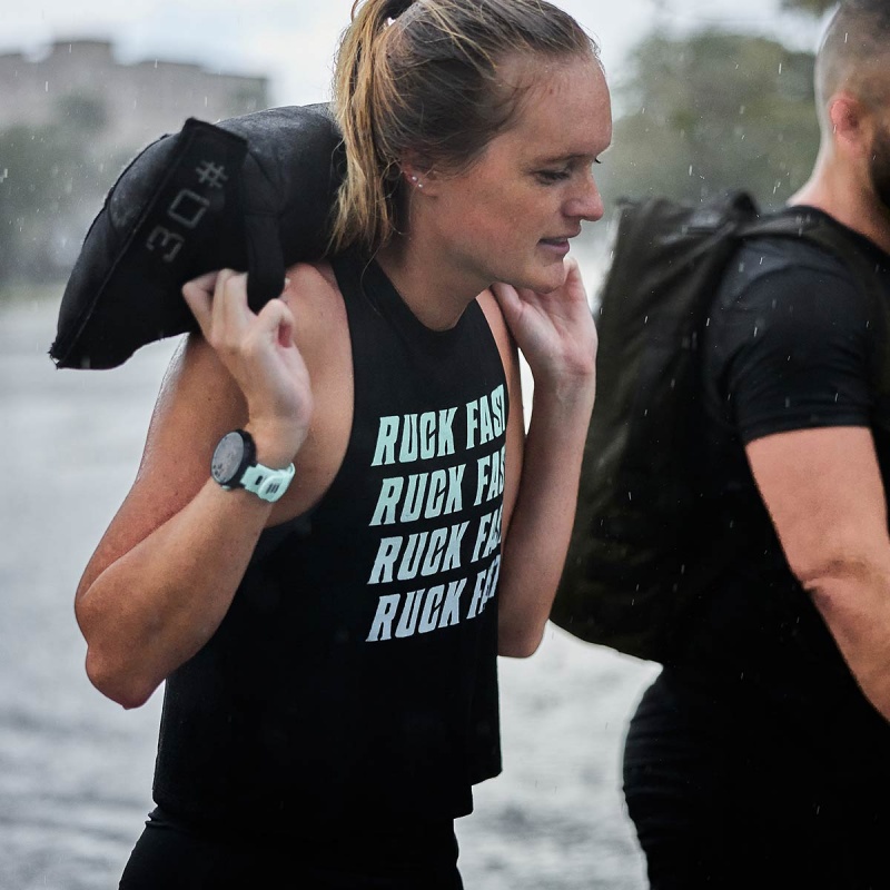 Tank Goruck Top Ruck Fast Women Black | FR-258603JGO